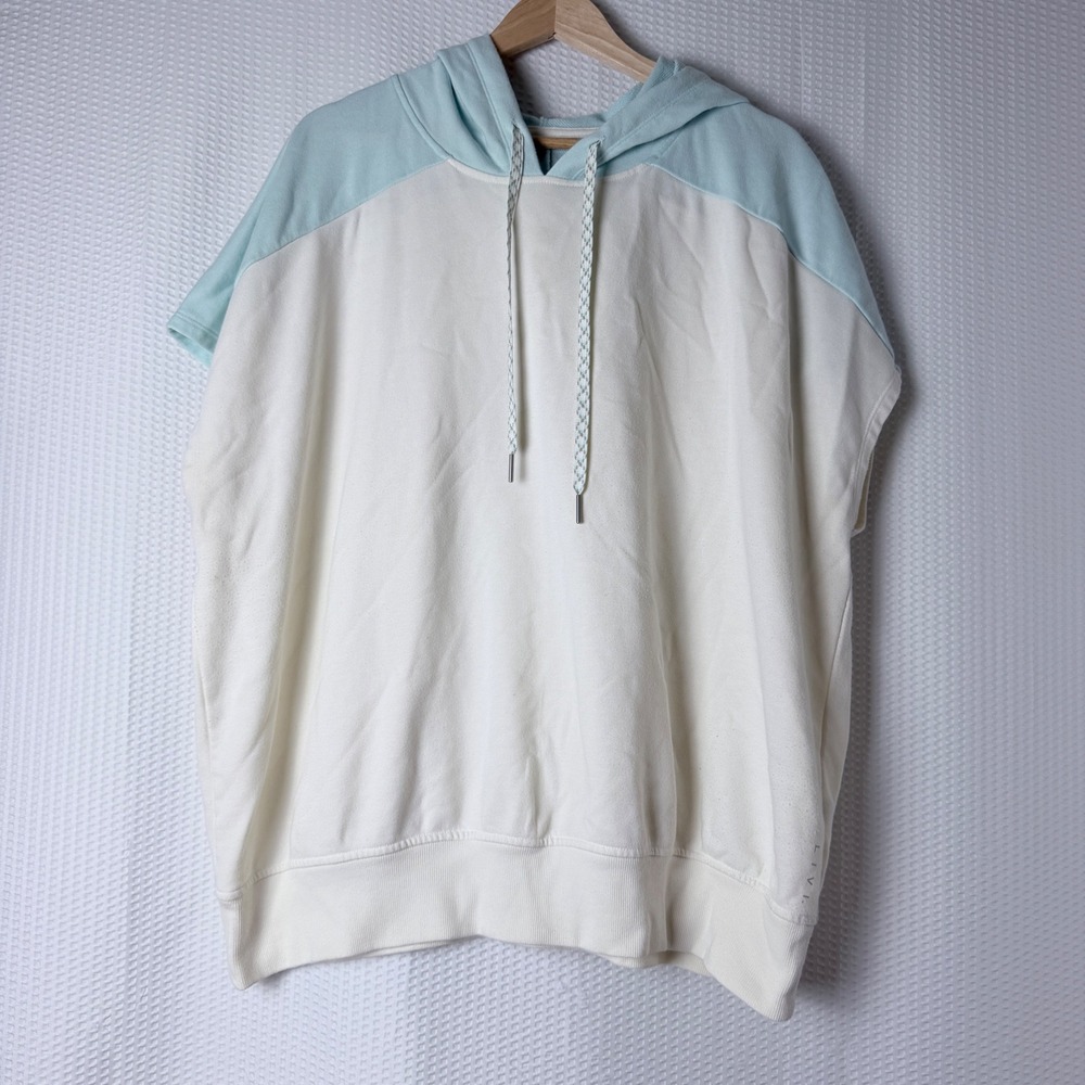 LIVI Active Lane Bryant Sweatsuit Womens 22/24 Cream Mint Colorblock Hoodie Set - Picture 14 of 14